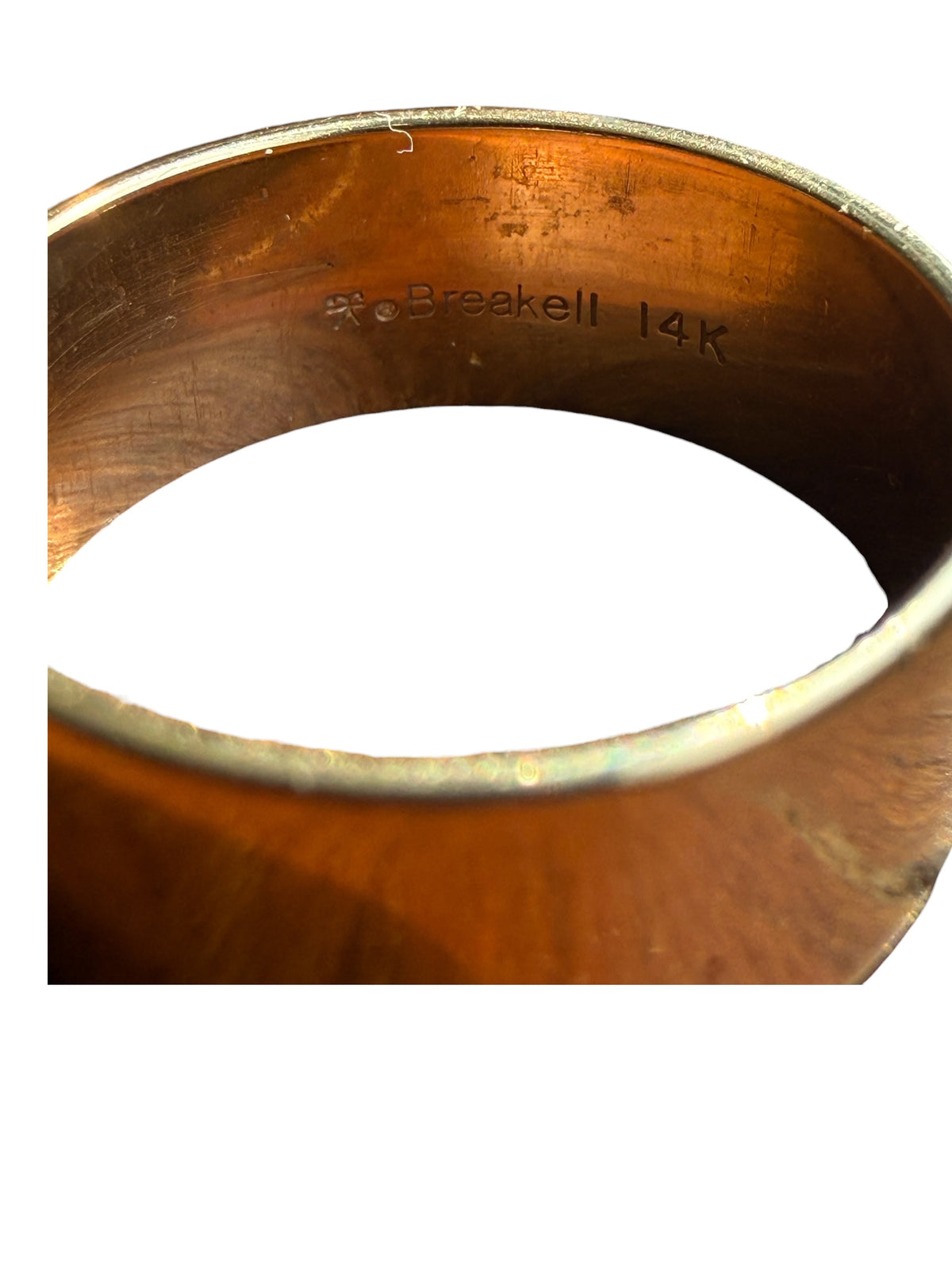 Estate 14K Yellow Gold Cigar Band